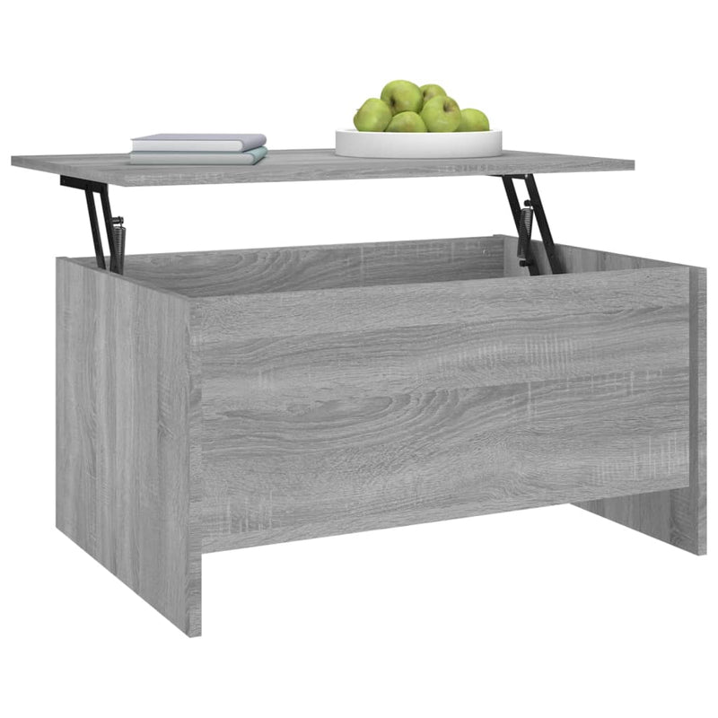Coffee Table Grey Sonoma 80x55.5x41.5 cm Engineered Wood Payday Deals