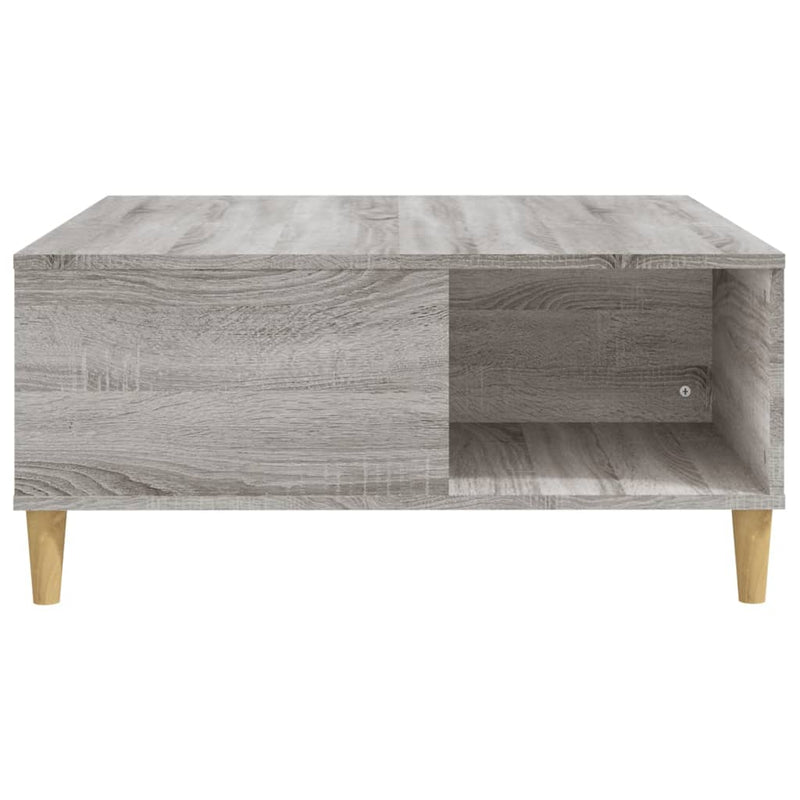 Coffee Table Grey Sonoma 80x80x36.5 cm Engineered Wood Payday Deals
