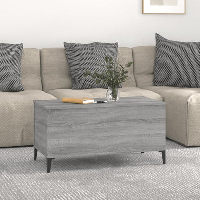 Coffee Table Grey Sonoma 90x44.5x45 cm Engineered Wood Payday Deals