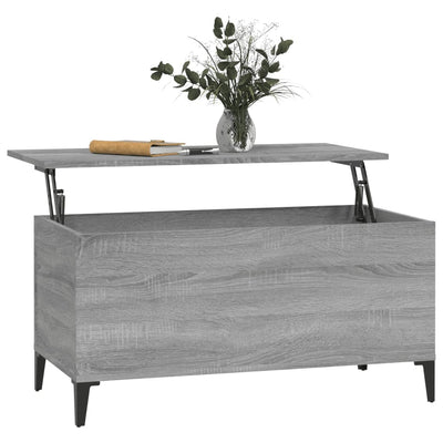Coffee Table Grey Sonoma 90x44.5x45 cm Engineered Wood Payday Deals