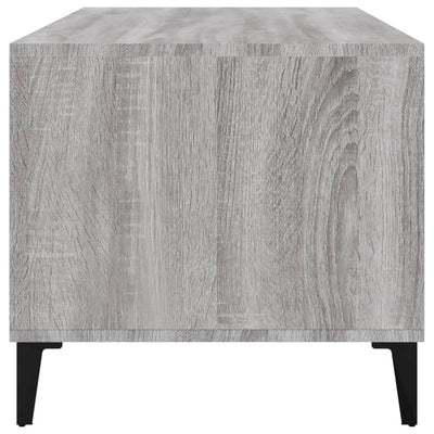 Coffee Table  Grey Sonoma 90x49x45 cm Engineered Wood Payday Deals