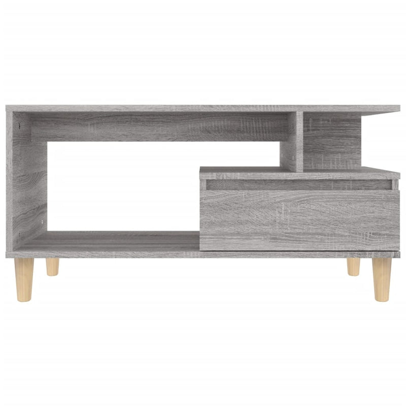 Coffee Table Grey Sonoma 90x49x45 cm Engineered Wood Payday Deals