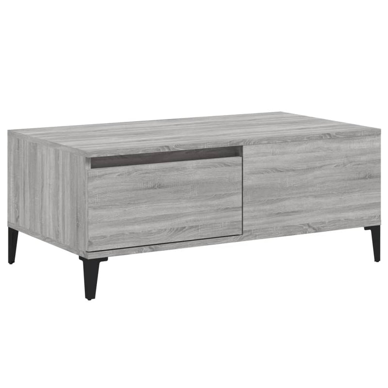 Coffee Table Grey Sonoma 90x50x36.5 cm Engineered Wood Payday Deals