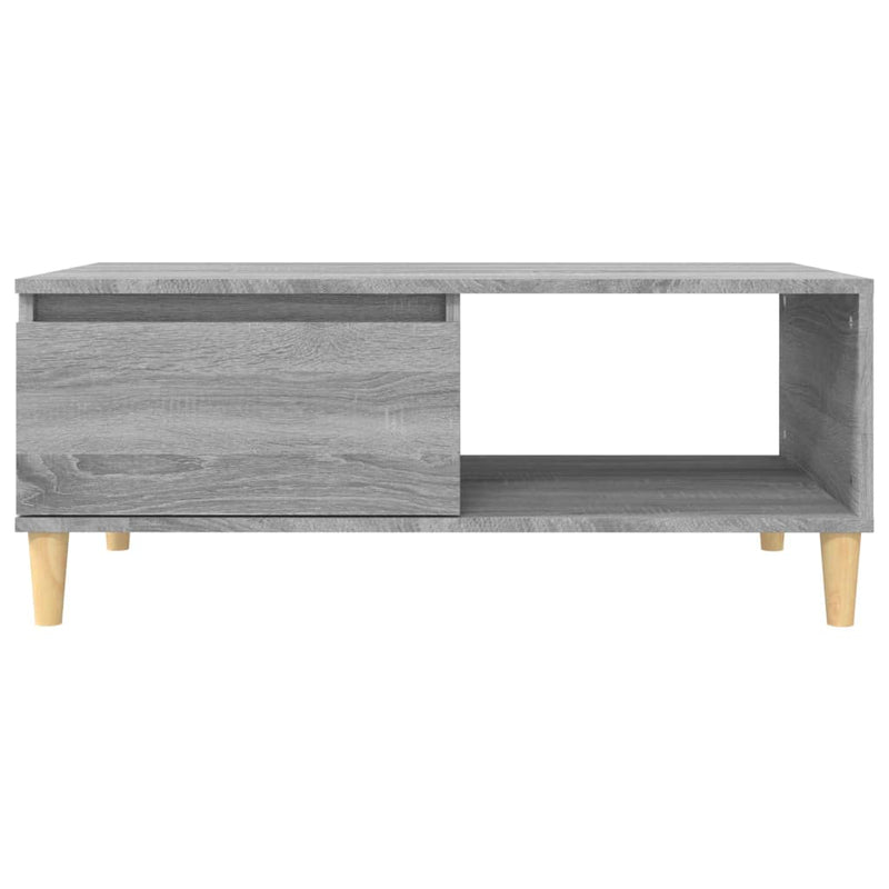 Coffee Table Grey Sonoma 90x50x36.5 cm Engineered Wood Payday Deals