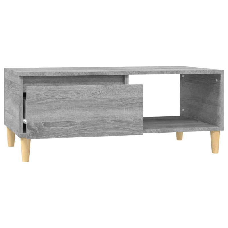 Coffee Table Grey Sonoma 90x50x36.5 cm Engineered Wood Payday Deals