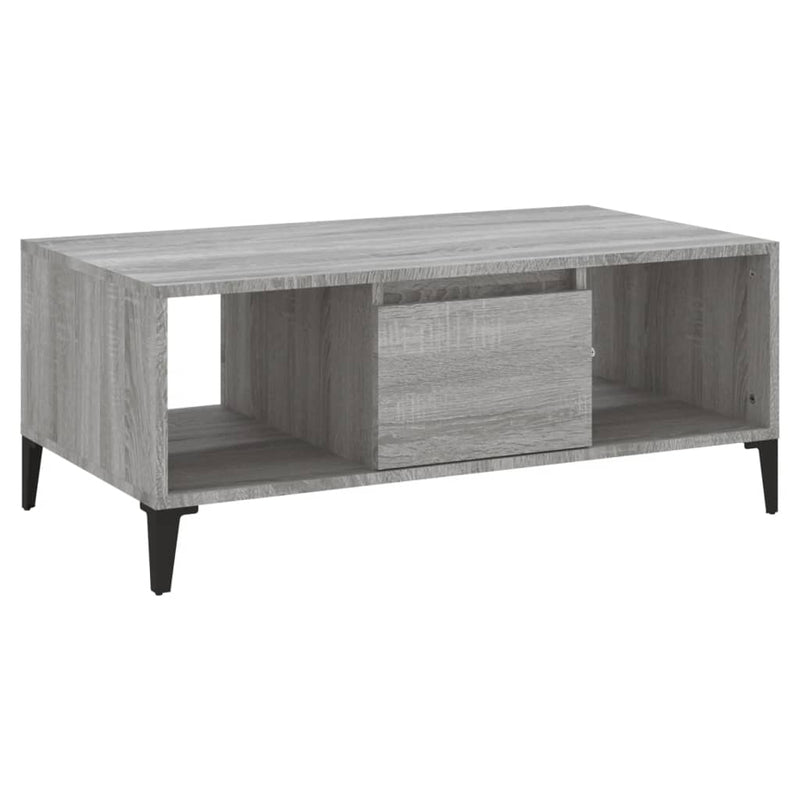 Coffee Table Grey Sonoma 90x50x36.5 cm Engineered Wood Payday Deals