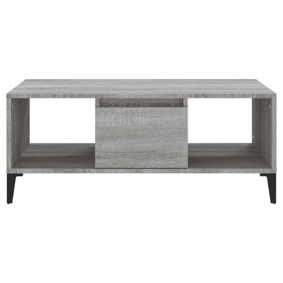 Coffee Table Grey Sonoma 90x50x36.5 cm Engineered Wood Payday Deals