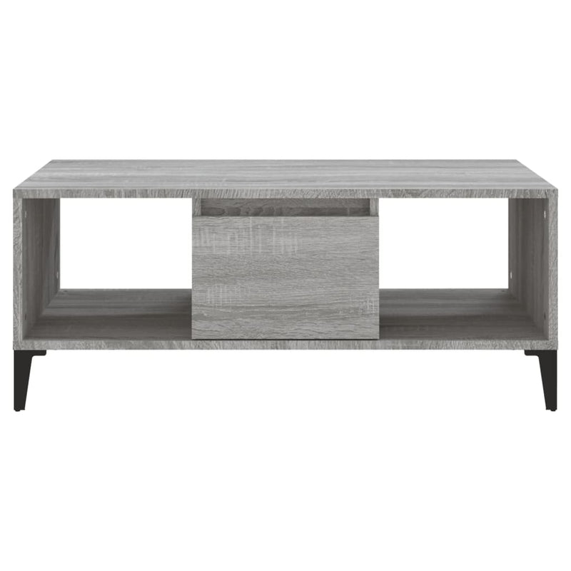 Coffee Table Grey Sonoma 90x50x36.5 cm Engineered Wood Payday Deals