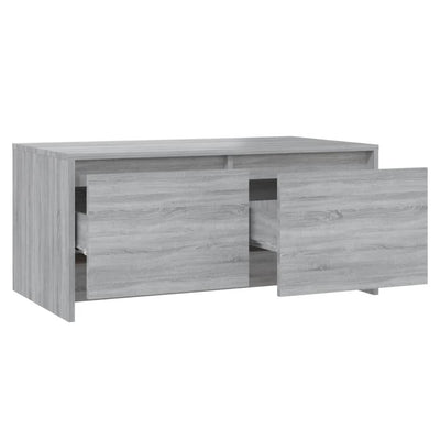 Coffee Table Grey Sonoma 90x50x41.5 cm Engineered Wood Payday Deals
