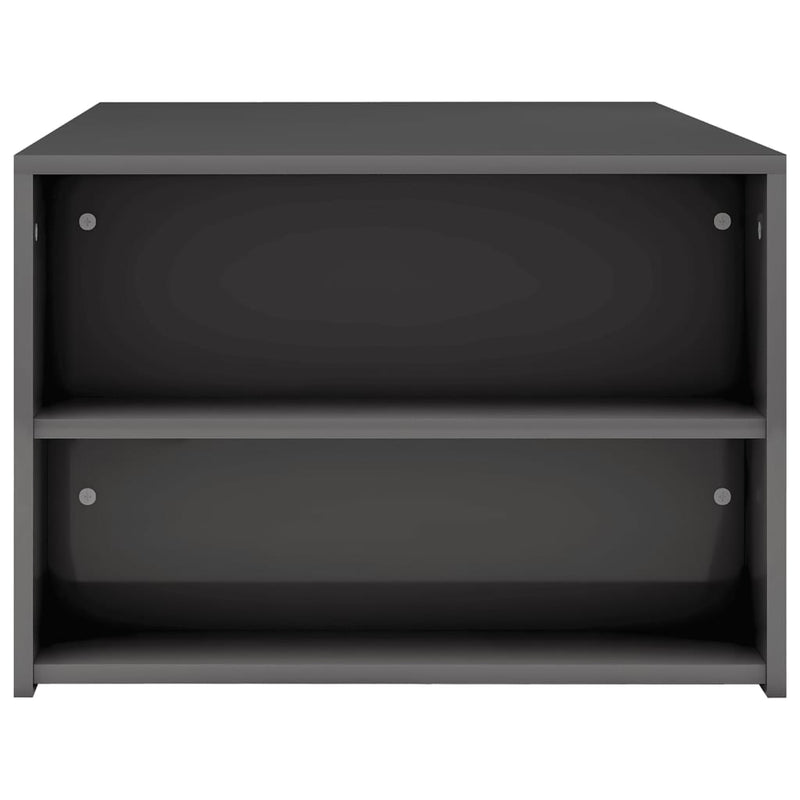 Coffee Table High Gloss Grey 100x60x42 cm Engineered Wood Payday Deals