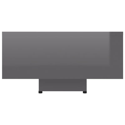 Coffee Table High Gloss Grey 85x55x31 cm Engineered Wood Payday Deals