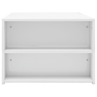 Coffee Table High Gloss White 100x60x42 cm Engineered Wood Payday Deals