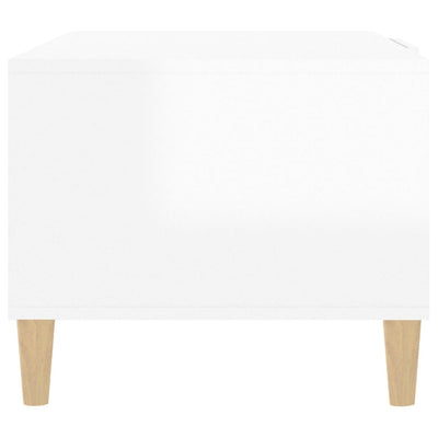 Coffee Table High Gloss White 102x50x40 cm Engineered Wood Payday Deals
