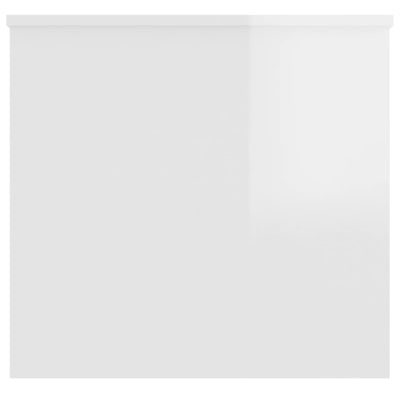 Coffee Table High Gloss White 102x55.5x52.5 cm Engineered Wood Payday Deals