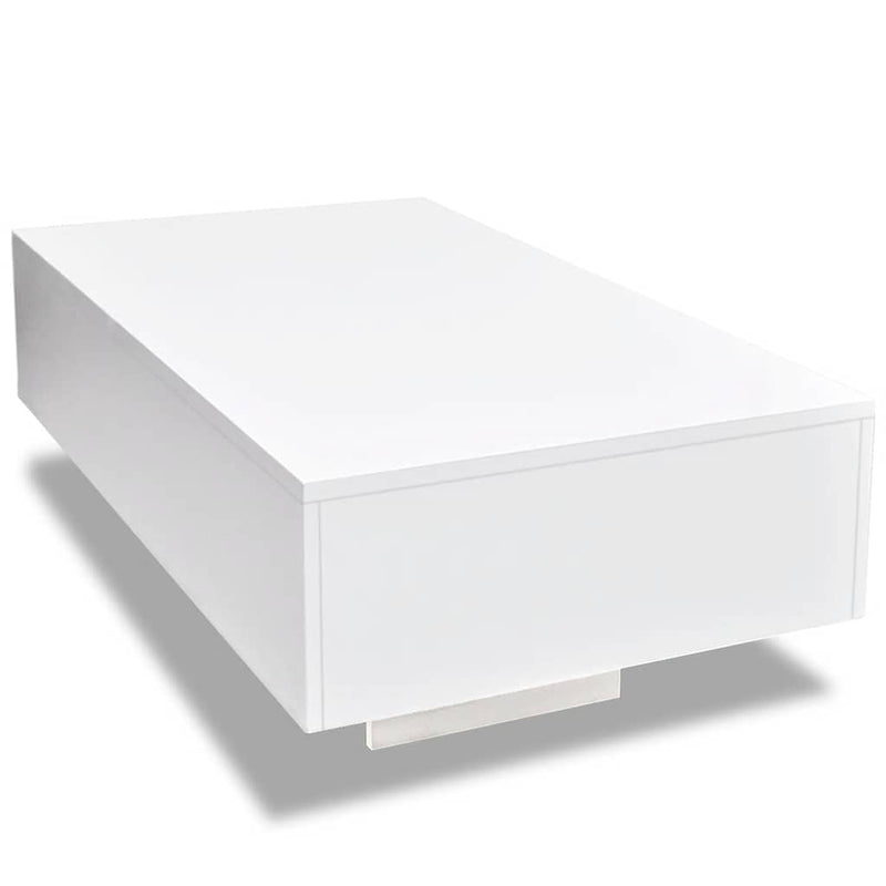Coffee Table High Gloss White Payday Deals
