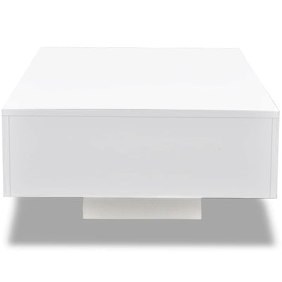 Coffee Table High Gloss White Payday Deals