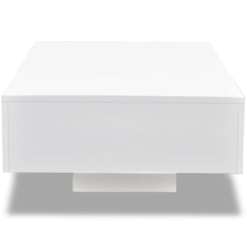 Coffee Table High Gloss White Payday Deals