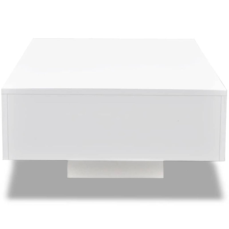 Coffee Table High Gloss White Payday Deals