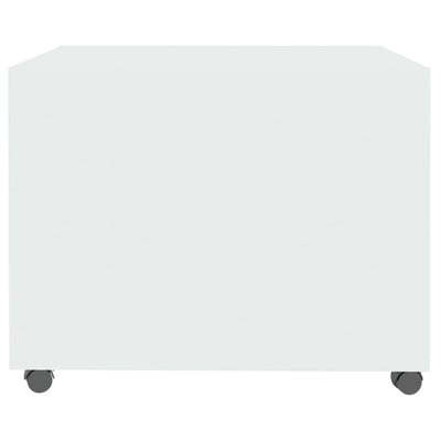 Coffee Table High Gloss White 55x55x40 cm Engineered Wood Payday Deals