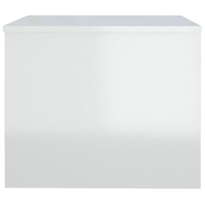 Coffee Table High Gloss White 80x50x40 cm Engineered Wood Payday Deals