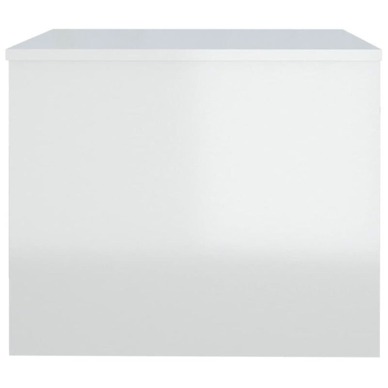 Coffee Table High Gloss White 80x50x40 cm Engineered Wood Payday Deals