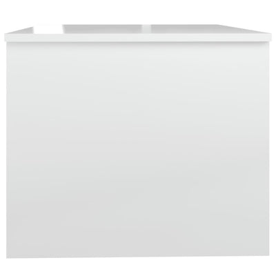 Coffee Table High Gloss White 80x50x42.5 cm Engineered Wood Payday Deals