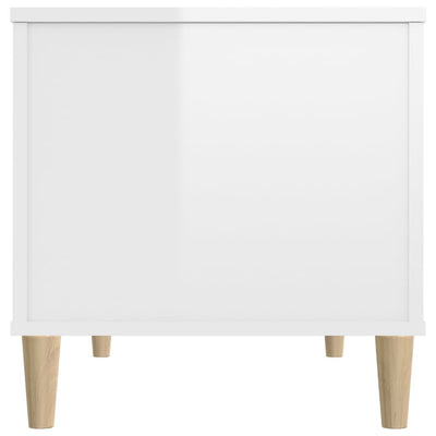 Coffee Table High Gloss White 90x44.5x45 cm Engineered Wood Payday Deals