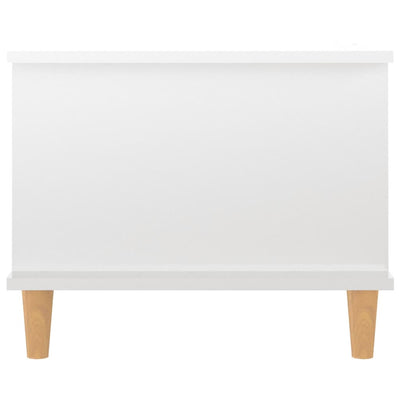 Coffee Table High Gloss White 90x50x40 cm Engineered Wood Payday Deals