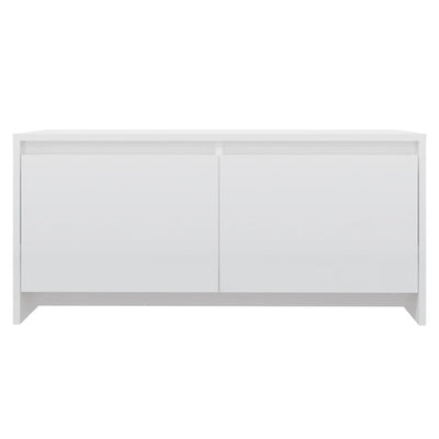 Coffee Table High Gloss White 90x50x41.5 cm Engineered Wood Payday Deals