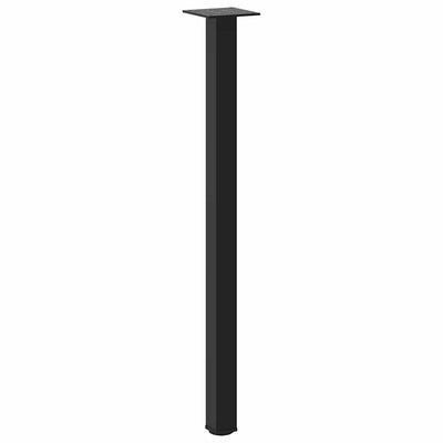 Coffee Table Legs 4 pcs Black 72-74 cm Steel Payday Deals
