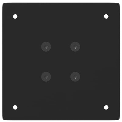 Coffee Table Legs 4 pcs Black 72-74 cm Steel Payday Deals