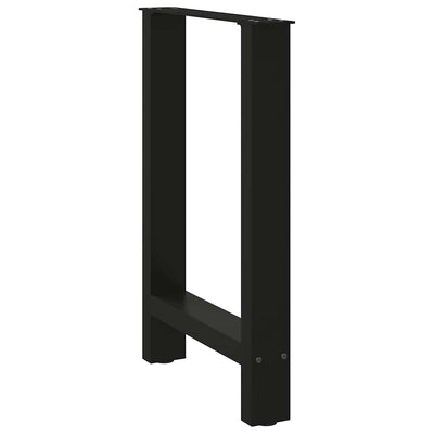 Coffee Table Legs Black 2 pcs 60x(72-73) cm Steel Payday Deals
