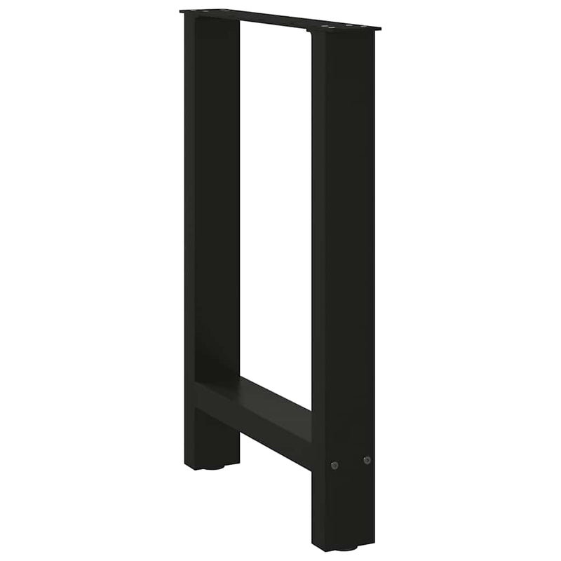 Coffee Table Legs Black 2 pcs 60x(72-73) cm Steel Payday Deals