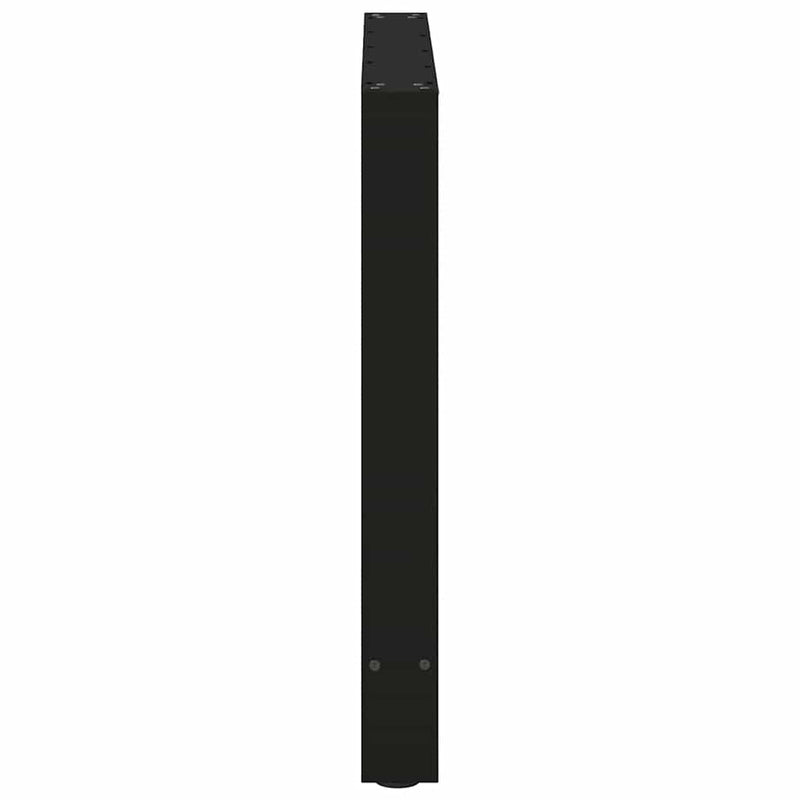 Coffee Table Legs Black 2 pcs 70x(72-73) cm Steel Payday Deals