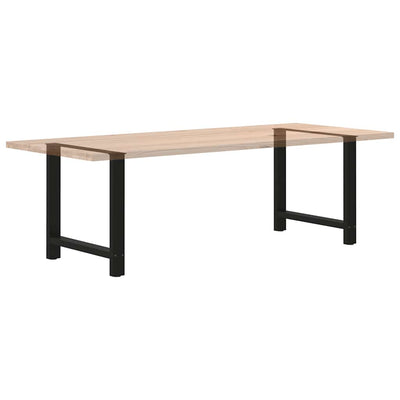Coffee Table Legs Black 2 pcs 70x(72-73) cm Steel Payday Deals