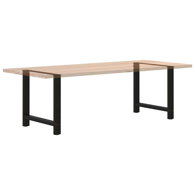 Coffee Table Legs Black 2 pcs 80x(72-73) cm Steel Payday Deals