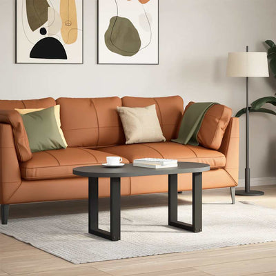 Coffee Table Legs U-Shaped 2 pcs Black 38x(42-43) cm Steel Payday Deals