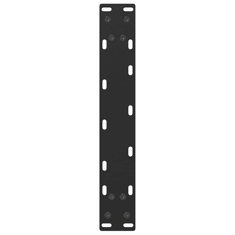 Coffee Table Legs U-Shaped 2 pcs Black 38x(42-43) cm Steel Payday Deals