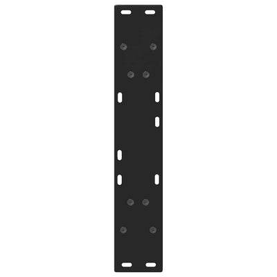 Coffee Table Legs V-Shape 2 pcs Black 60x(72-73) cm Steel Payday Deals