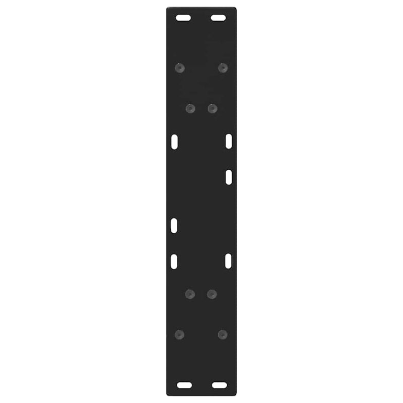 Coffee Table Legs V-Shape 2 pcs Black 60x(72-73) cm Steel Payday Deals