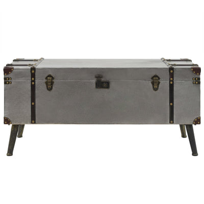 Coffee Table MDF and Aluminium 102x51x47.5 cm Payday Deals