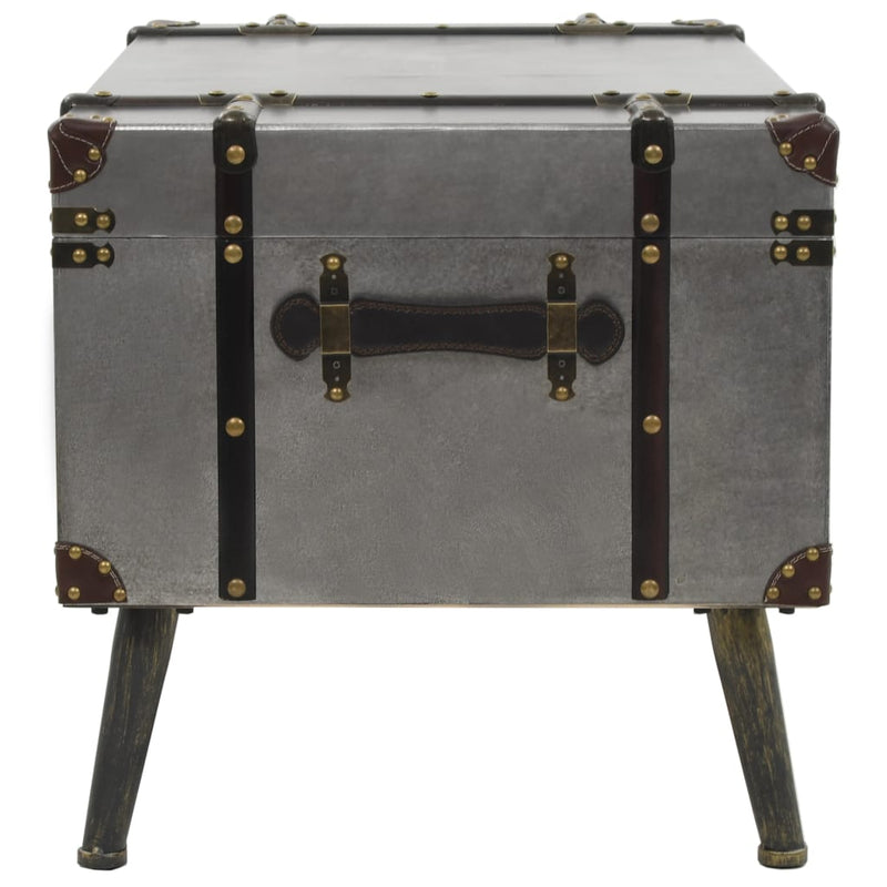 Coffee Table MDF and Aluminium 102x51x47.5 cm Payday Deals