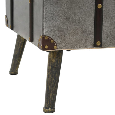Coffee Table MDF and Aluminium 102x51x47.5 cm Payday Deals