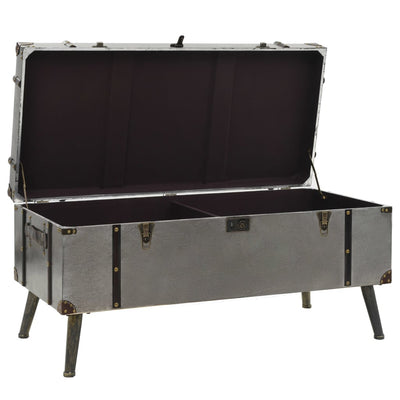 Coffee Table MDF and Aluminium 102x51x47.5 cm Payday Deals