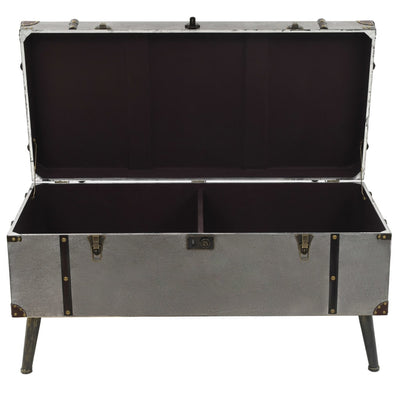 Coffee Table MDF and Aluminium 102x51x47.5 cm Payday Deals