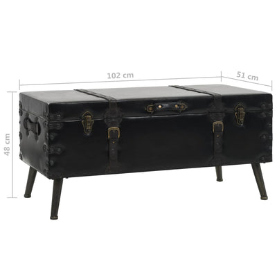 Coffee Table MDF and Steel 102x51x48 cm Payday Deals