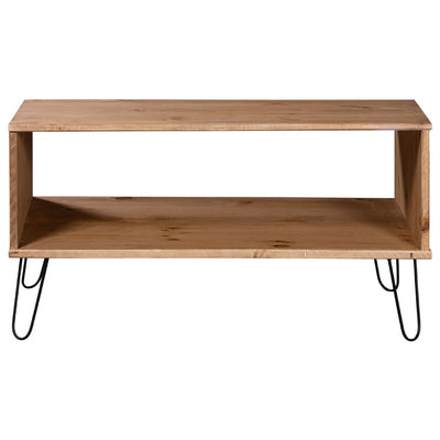 Coffee Table "New York" Light Wood Solid Pine Wood Payday Deals