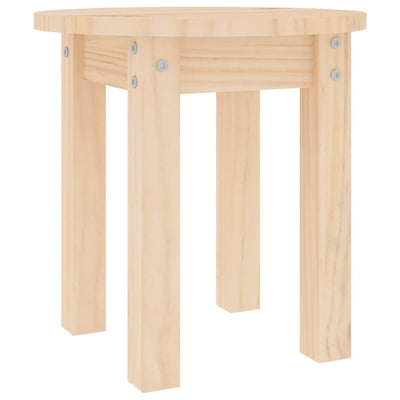 Coffee Table Ø 35x35 cm Solid Wood Pine Payday Deals
