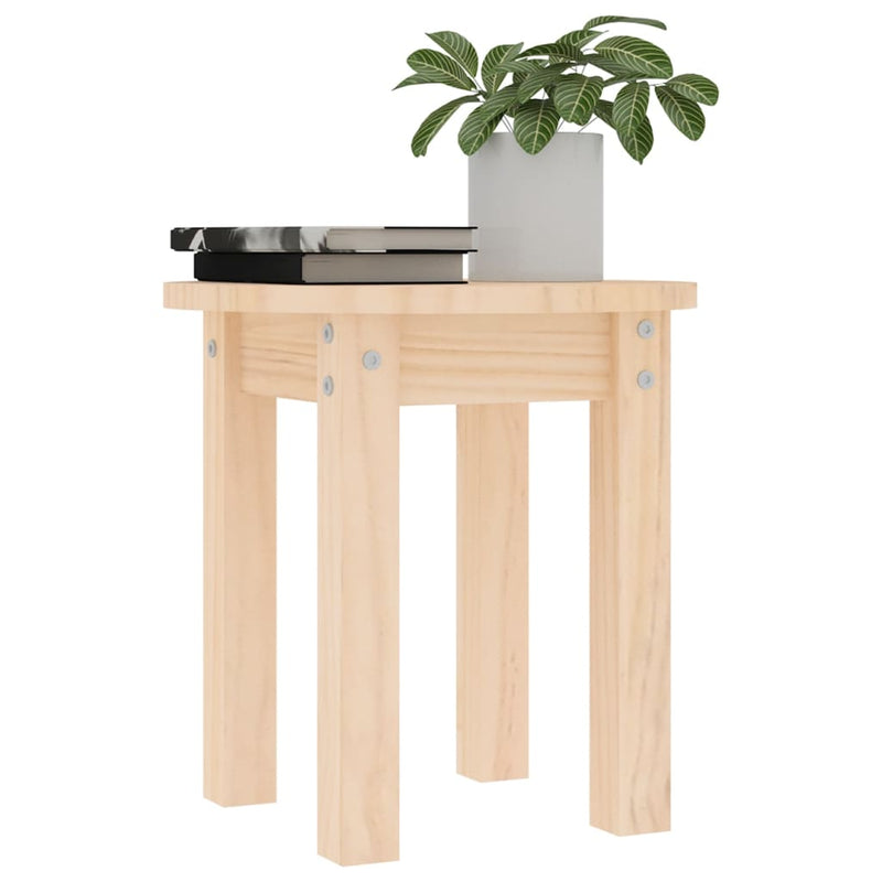 Coffee Table Ø 35x35 cm Solid Wood Pine Payday Deals
