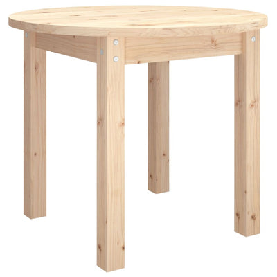 Coffee Table Ø 55x45 cm Solid Wood Pine Payday Deals